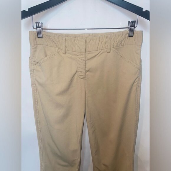 Theory Khaki Wide Leg Flare trouser Tall Long - Picture 6 of 12